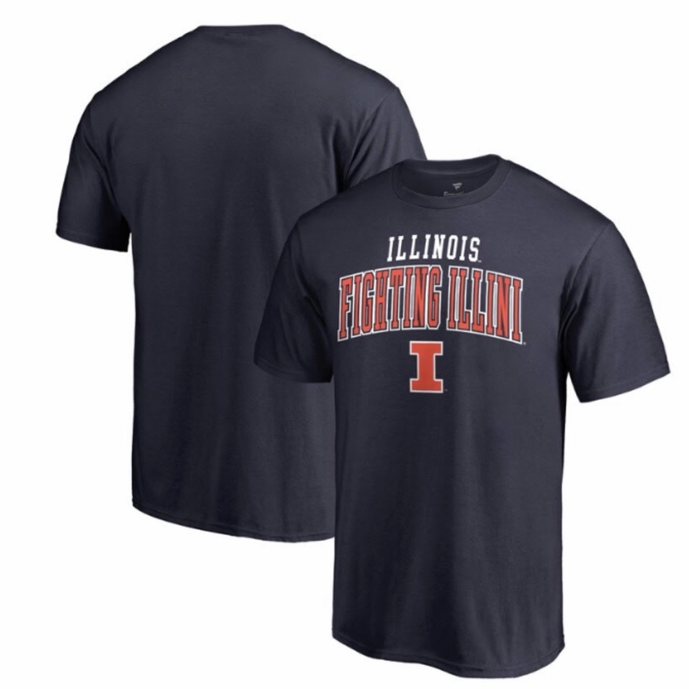 NWT Illinois Fighting Illini t shirt. Size M. Navy t shirt